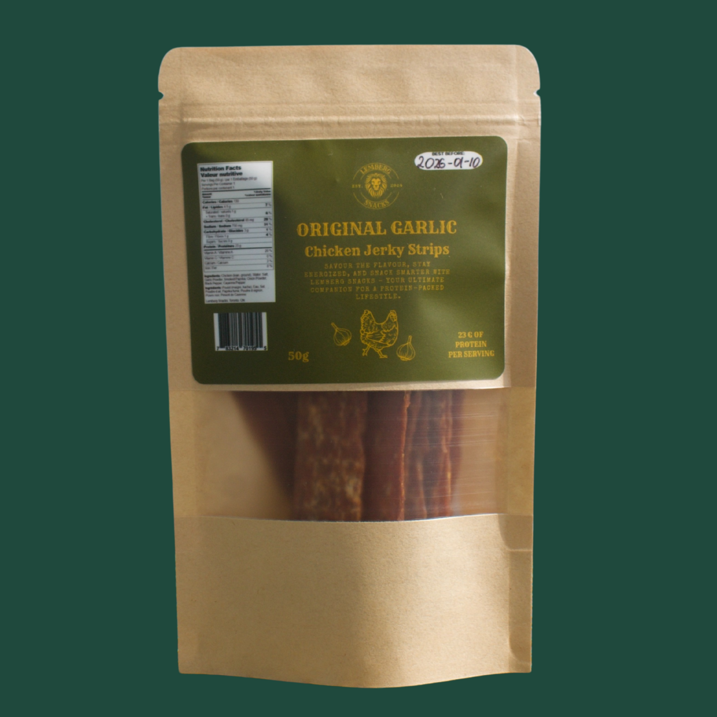 Original Garlic Chicken Jerky Strips